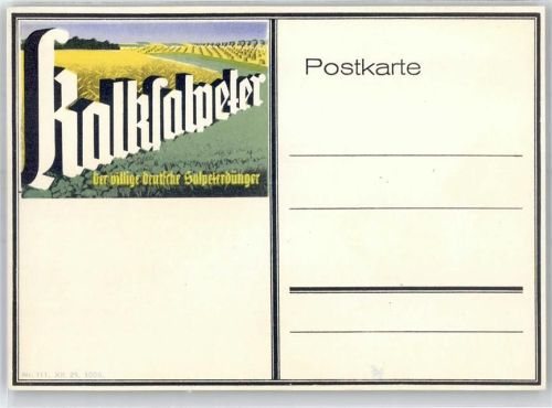 Kalkselpeter Düngerwerbung
