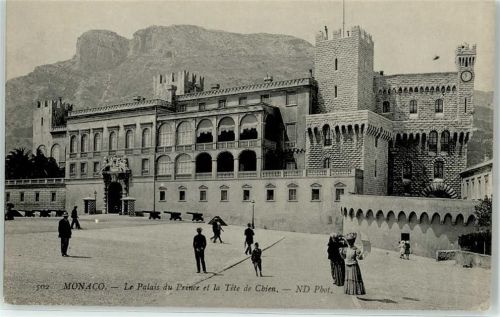Monte Carlo Le Palais du Prince et la Tete de Chien