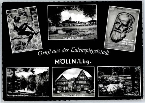 Mölln Eulenspiegelbrunnen Altstadt Marktplatz AKU2