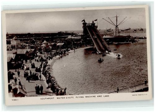 Southport 1907 Flying Machine and Lake