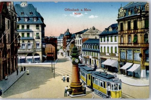 63065 W6050 Offenbach am Main - Markt Straßenbahn