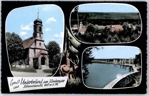 Unterbränd 1964 Kirche Talsperre Kirnbergsee