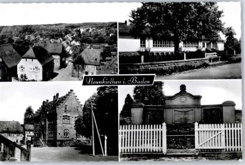 Neunkirchen Gasthaus Pension Zur Rose Kriegerdenkmal