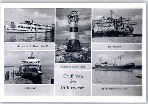 Fährplate Leuchtturm Fährschiff