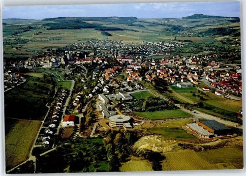 Engen Fliegeraufnahme Stadthalle und Schulzentrum