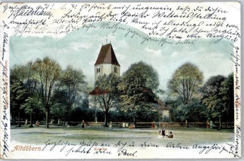 Altdöbern 1900 Kirche
