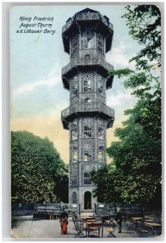 Löbau König Friedrich Augustturm Löbauer Berg