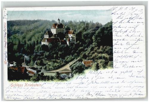 Kriebstein 1901 Schloss Kriebstein