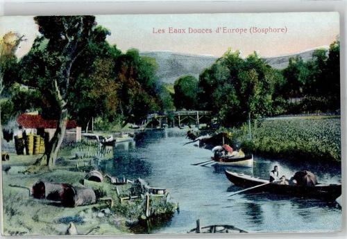 Konstantinopel 1911 Les Eaux Douces d´Europe