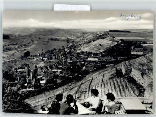 06632 O4805 Freyburg (Unstrut) 1968 - Kirche Weinberg Gasthaus
