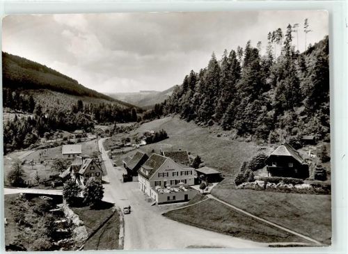 75335 W7544 Eyachmühle , Württ Foto AK Gasthaus Pension