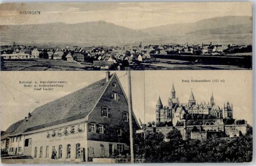 Bisingen Geschäft Josef Lacher Burg Hohenzollern