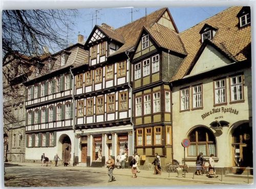 Quedlinburg Kornmarkt Apotheke Fahrrad