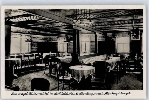 Altenberg WK II Gasthaus Waldschänke Altes Raupennest Hutzenstübel
