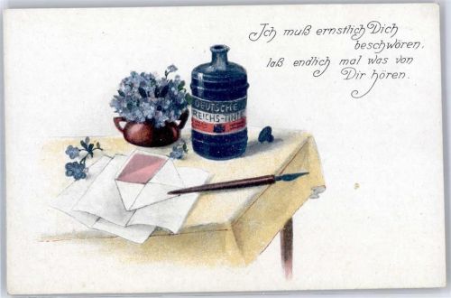 Deutsche Reichs-Tinte schwarz weiss rot