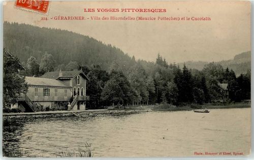 Gerardmer 1911 Villa des Hirondelles Maurice Pottecher et le Cucoislin