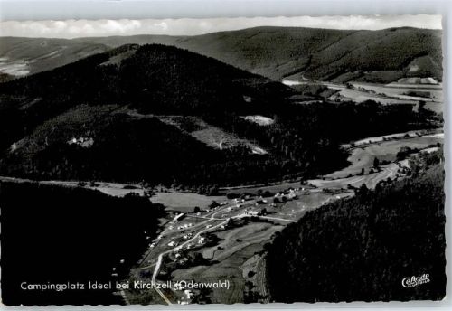 Kirchzell Fliegeraufnahme Campingplatz Ideal