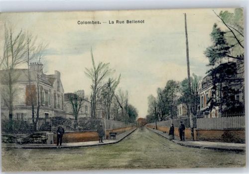92700 Colombes Lithographie La Rue Bellenot