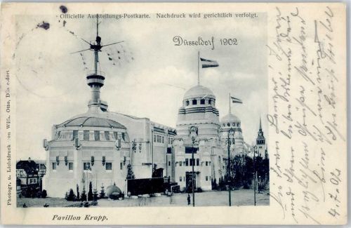 Düsseldorf 1902 Pavillon Krupp 1902