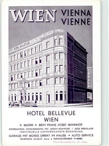 1090 Wien 9. Bezirk, Alsergrund - Hotel Bellevue