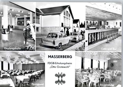 Masserberg FDGB-Erholungsheim Otto Grotewohl Auto Trabant