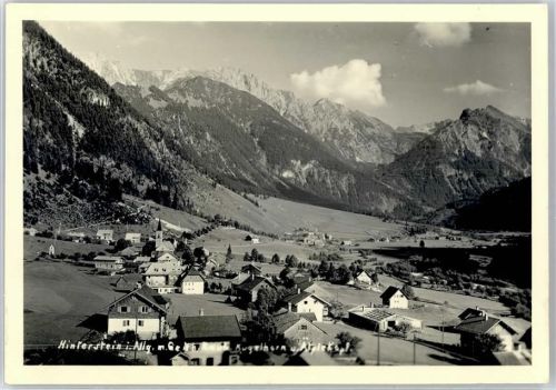 87541 W8973 Hinterstein - Blick mit Kugelhorn Älplekopf