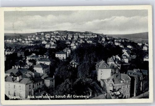 57072 W5900 Siegen - Blick vom oberen Schloss aug Giersberg