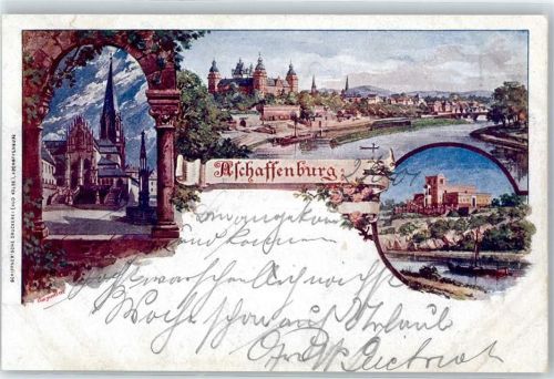 Aschaffenburg 1901 Kirche
