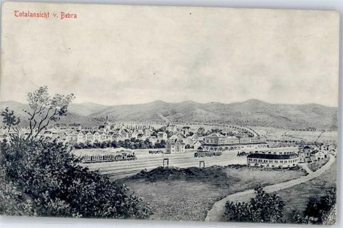 Bebra 1915 Sicht auf Bebra