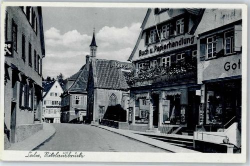 Calw Nikolausbrücke Buch- und Papierhandlung