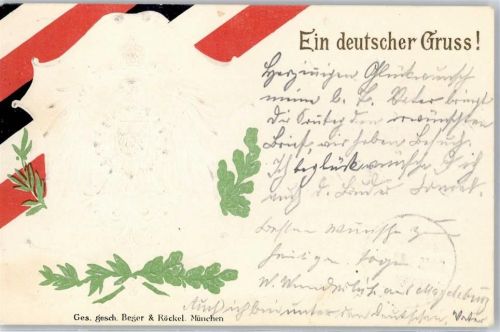 1899 Ein deutscher Gruss