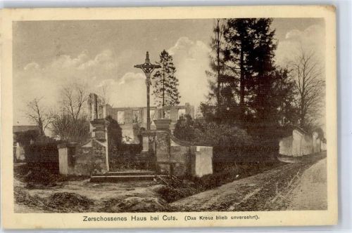 Cuts Zerschossenens Haus