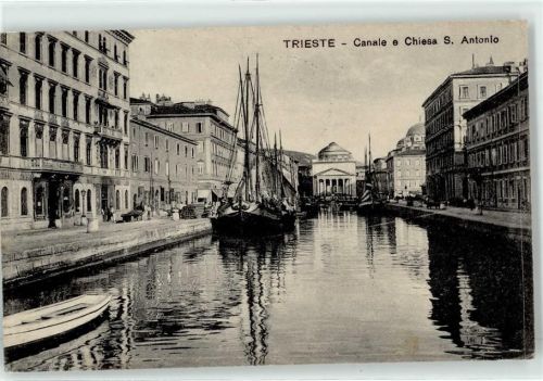 Trieste / Triest / Trst 1924 Kanal Hafen