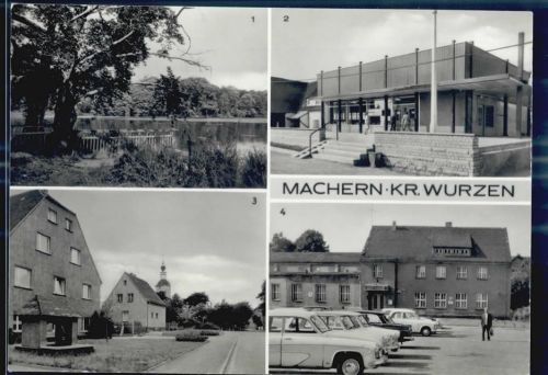 Machern Parkteich Kaufhalle Gasthaus Leipzig