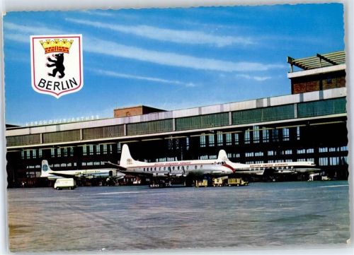 Tempelhof Zentralflughafen Wappen Flugzeug
