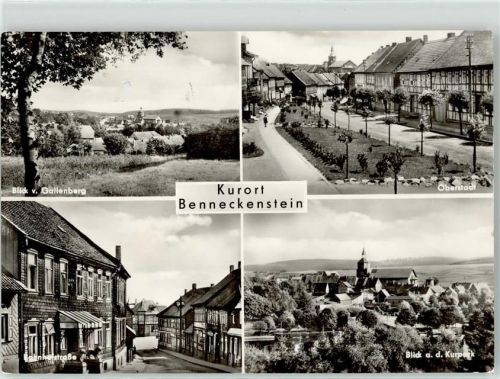 Benneckenstein Kurpark Blick vom Gallenberg Oberstadt