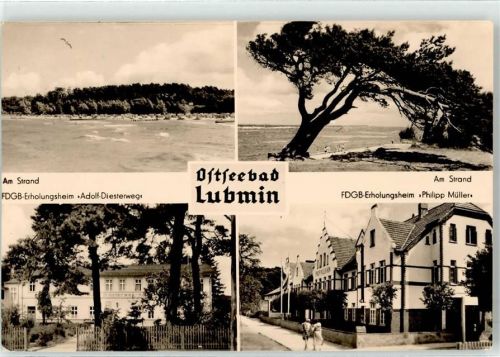 Lubmin Strand Erholungsheim Adolf Diesterweg und Philipp Müller