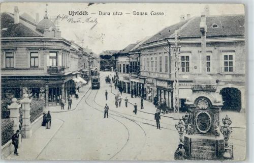 Ujvidek Novi Sad - Donau Gasse Straßenbahn