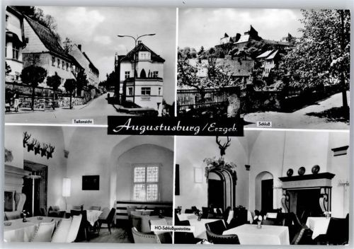 09573 O9382 Augustusburg - Schloss mit Gaststätte