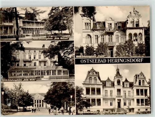 Heringsdorf FDGB Erholungsheim Erich Weinert Erich Wirth Franik Bergfried Kulturhaus