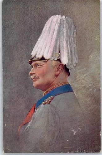 1914 König Friedrich August Pickelhaube