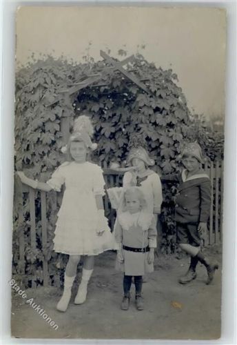 Wilmersdorf 1915 Kinder Karneval? Ort lt. Stempel