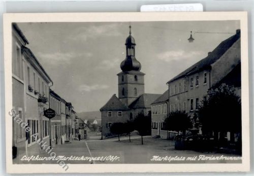 Marktschorgast Marktplatz Florianbrunnen