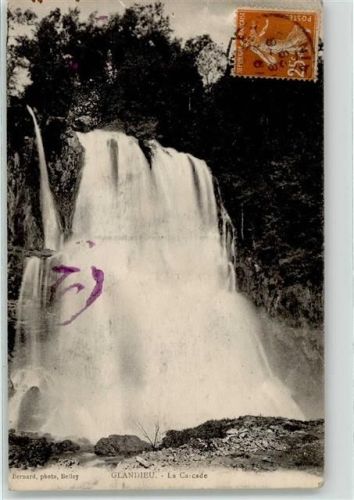 Saint-Benoit 1902 Wasserfall Glandieu