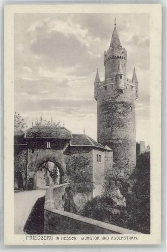 Friedberg Burgtor und Adolfsturm