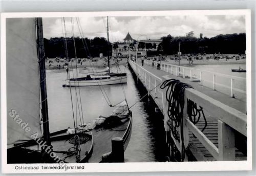 Timmendorfer Strand Strand Brücke Segelboot