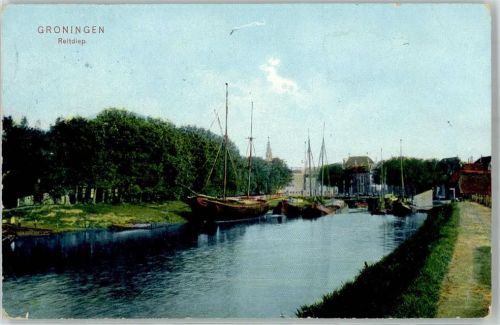 Groningen Kanal Schiff