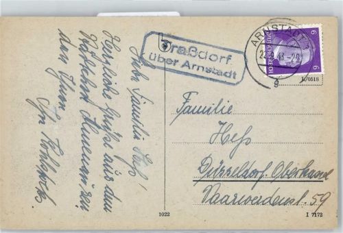 99326 O5211 Traßdorf - Landpoststempel