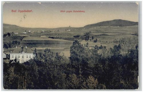 Bad Oppelsdorf Blick gegen Gickelsberg