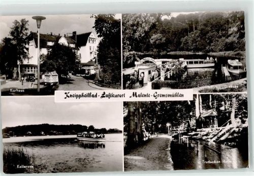 Bad Malente-Gremsmühlen Kurhaus Kellersee Tretbecken Holm Dieksee Anlegestelle